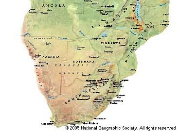 South African region where Hoodia originates from